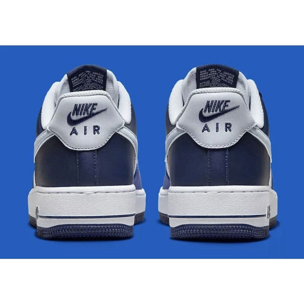 Nike Air Force 1 '07 LV8 Shoes White Game Royal Blue Retro FQ8825-100 Mens Sz 13 - Picture 4 of 10